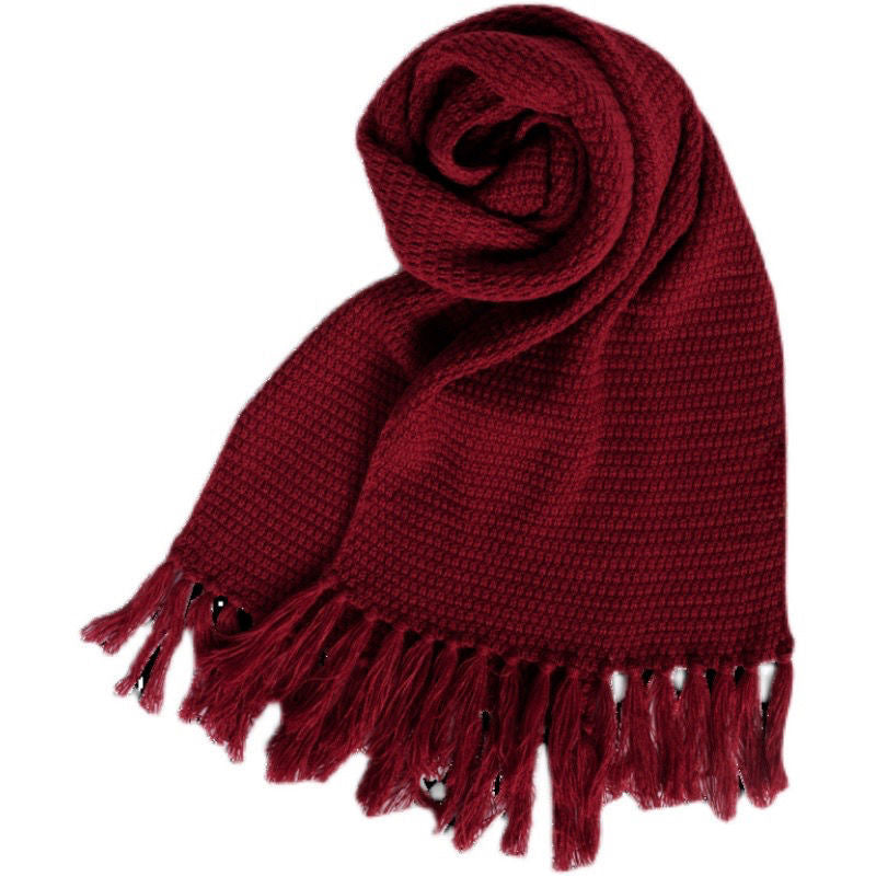 Taylor's Red All Too Well Scarf Embroidered Cable Knite